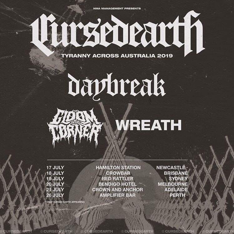 Cursed Earth Tour Dates - HEAVY